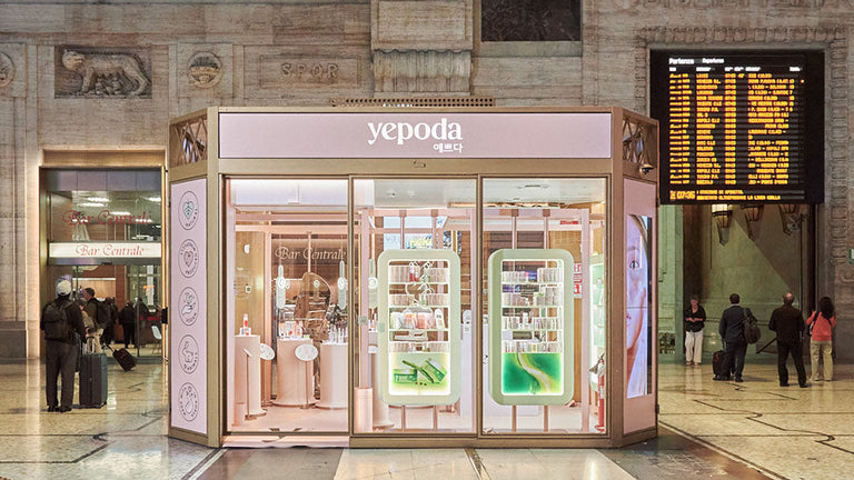 Yepoda ouvre un pop-up store à Milano Centrale