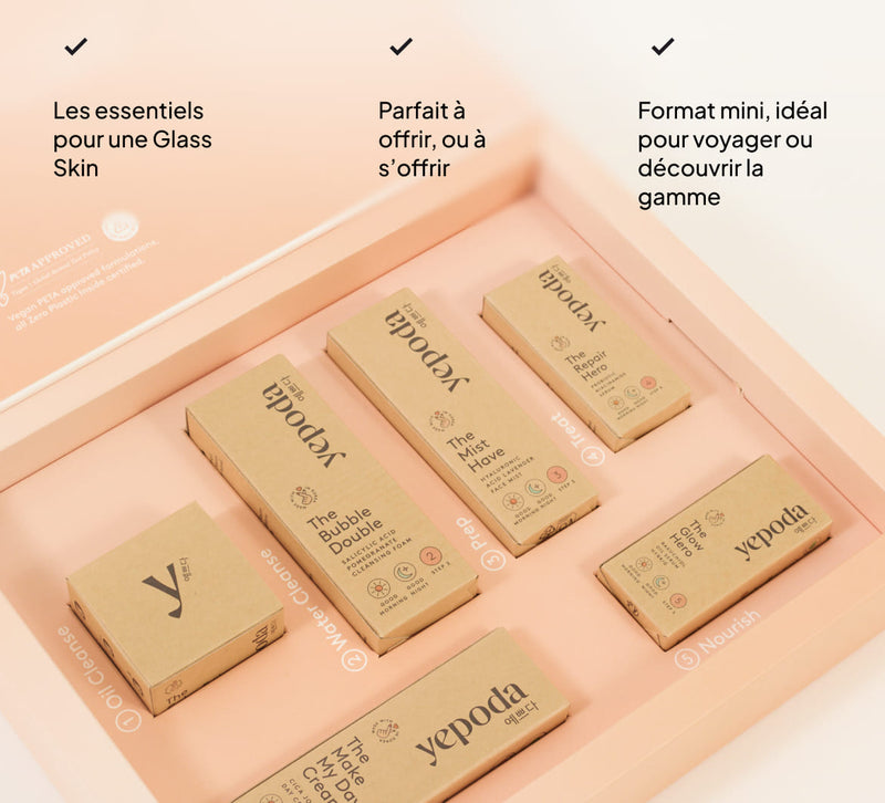 The Mini Glass Skin Set – Coffret Cadeau